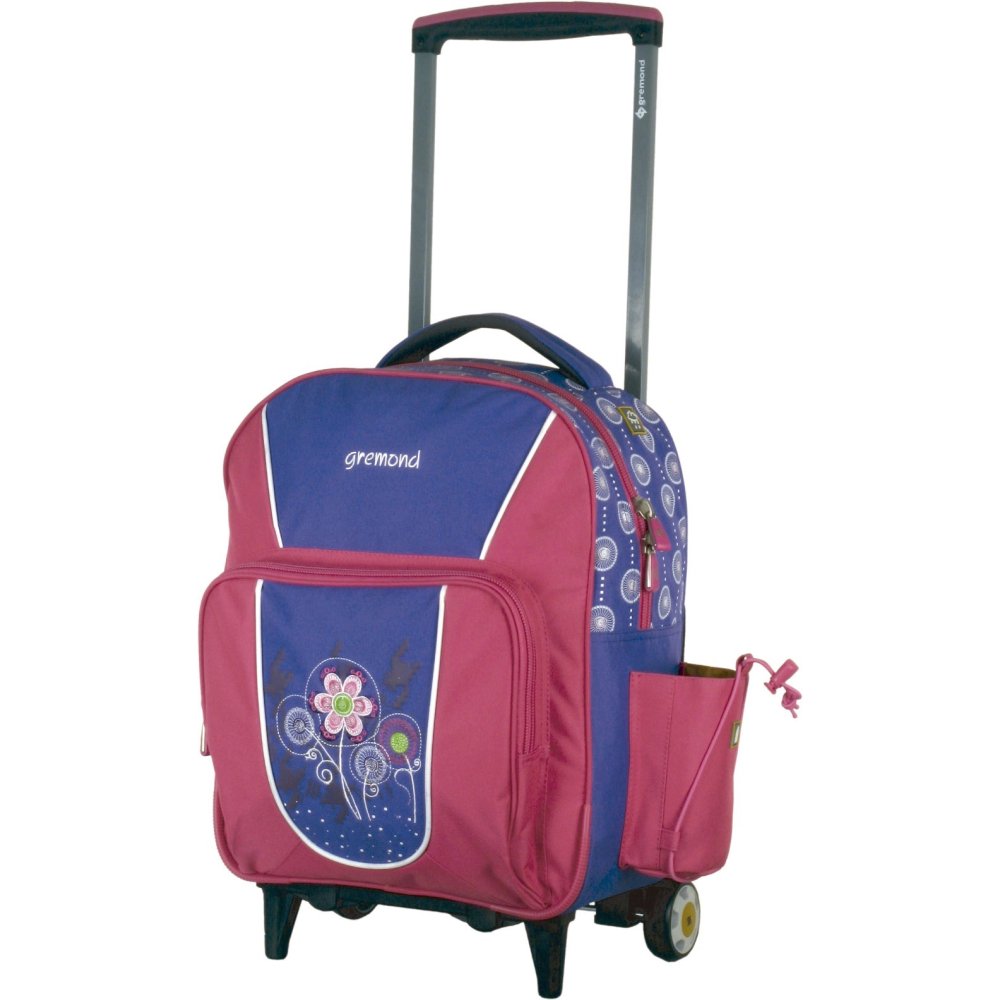 Mochila con carro Gremond Kids 23 Lts. Flores 