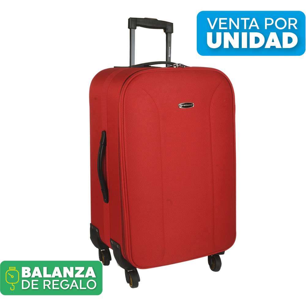 Valija Gremond ROJA 4 Ruedas 28