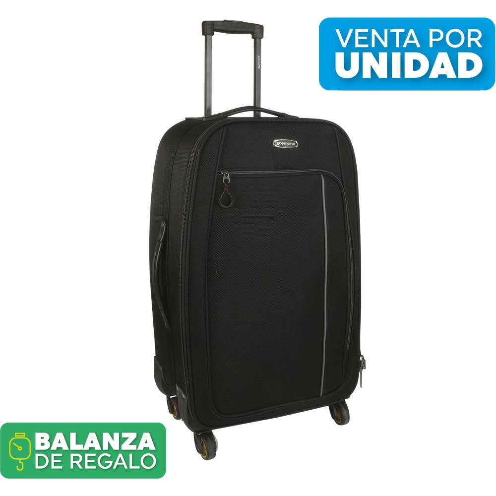 Valija Gremond NEGRA 4 Ruedas 28