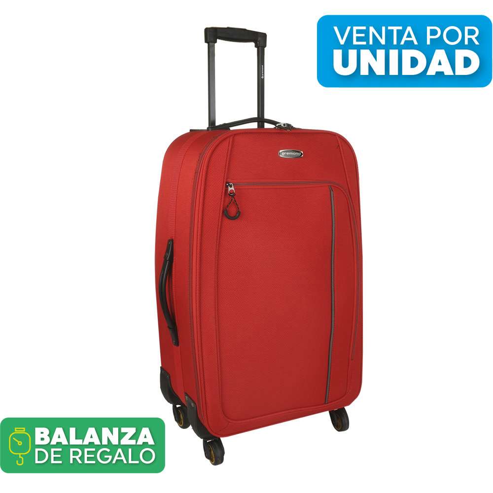 Valija Gremond ROJA 4 Ruedas 28