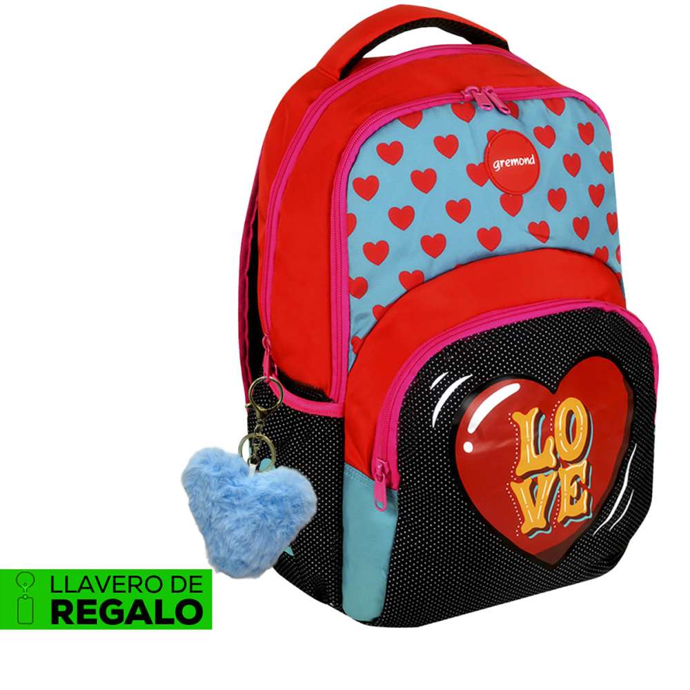 Mochila Escolar Portanotebook Gremond Kids Love Nahuel Huapi