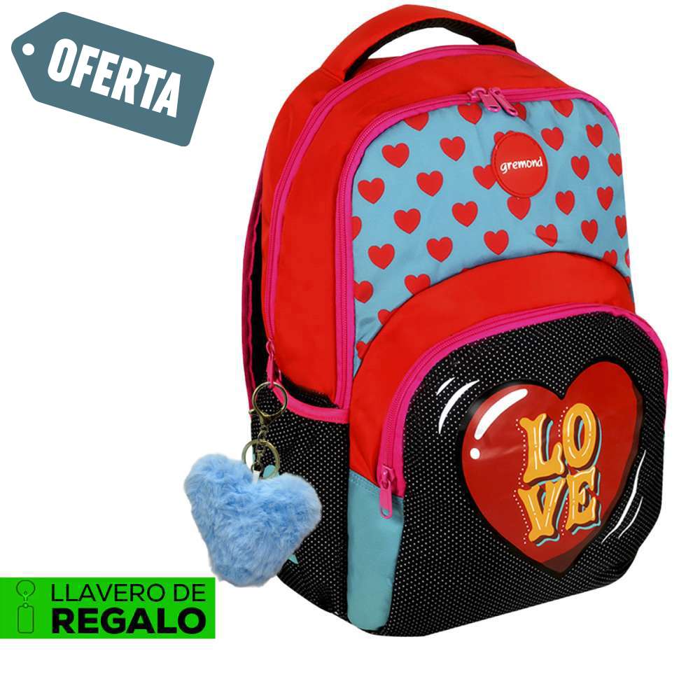 Mochila Escolar Portanotebook Gremond Kids Love Nahuel Huapi