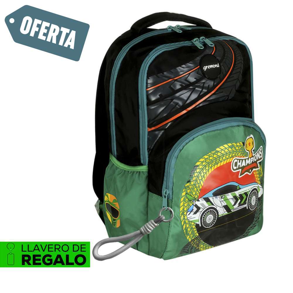 Mochila Escolar Portanotebook Gremond Kids champions Nahuel Huapi
