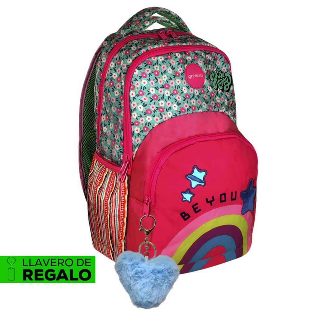 Mochila Escolar Portanotebook Gremond Kids Be Happy Nahuel Huapi