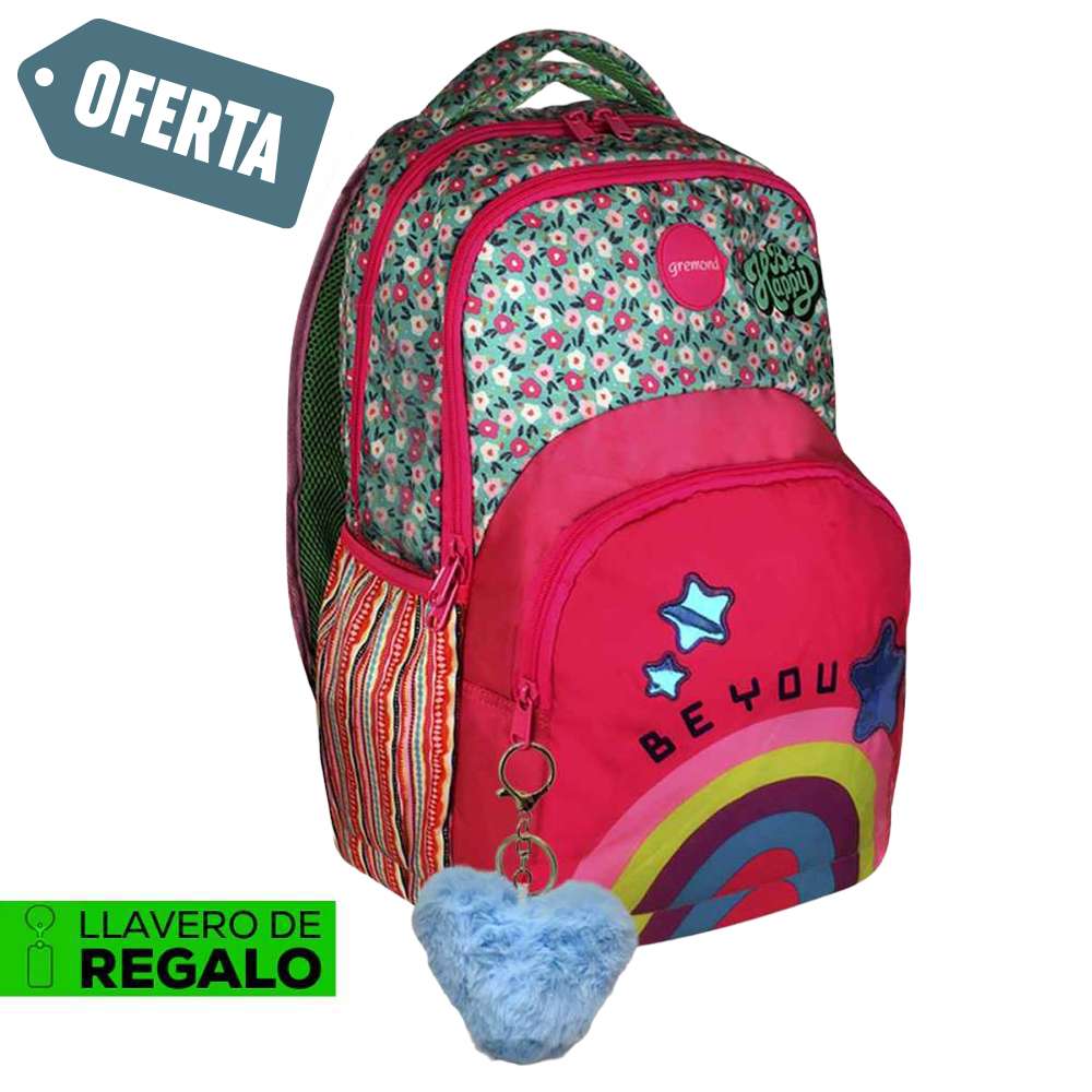 Mochila Escolar Portanotebook Gremond Kids Be Happy Nahuel Huapi